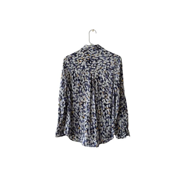 Beachlunchlounge Collection Womens Button-Down Blouse S/P Multicolor Abstract Pr - Picture 9 of 10